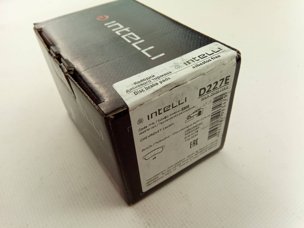 

Колодки задние тормозные Lacetti, Dafmi Intelli (Д227Е) с 2008 г.