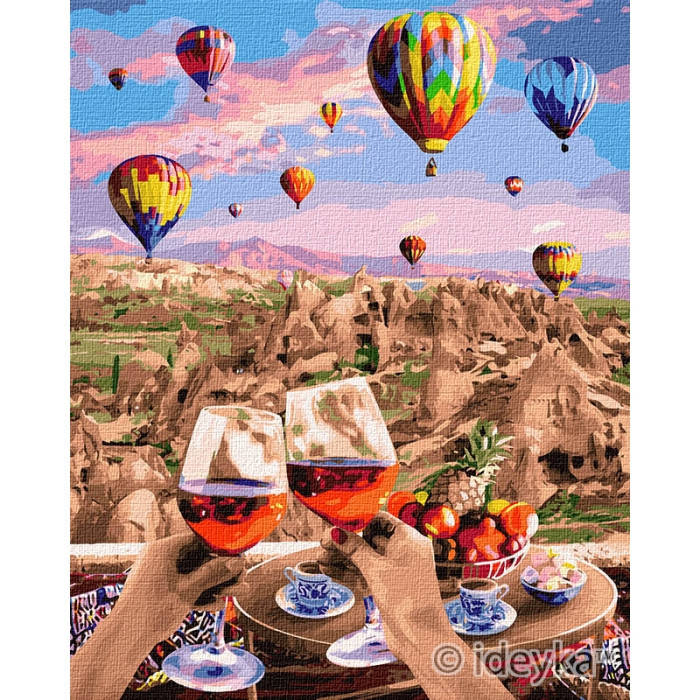 

Картина по номерам. Идейка Волшебная Каппадокия 40х50 см KHO2837