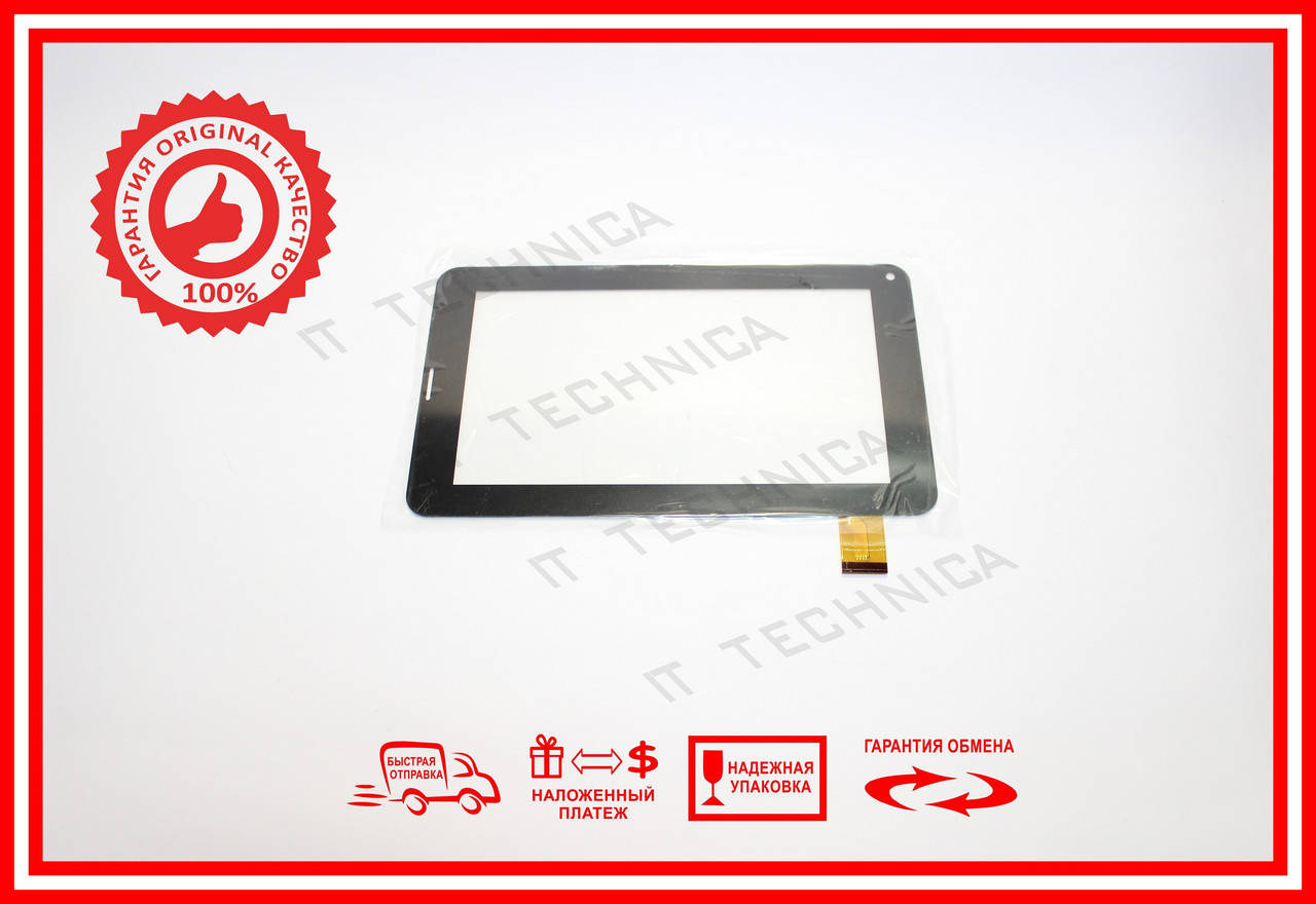 

Тачскрін 186x111mm 30pin TYF1039V3 LLT-P27602A OPD-TPC183 FPC Чорний