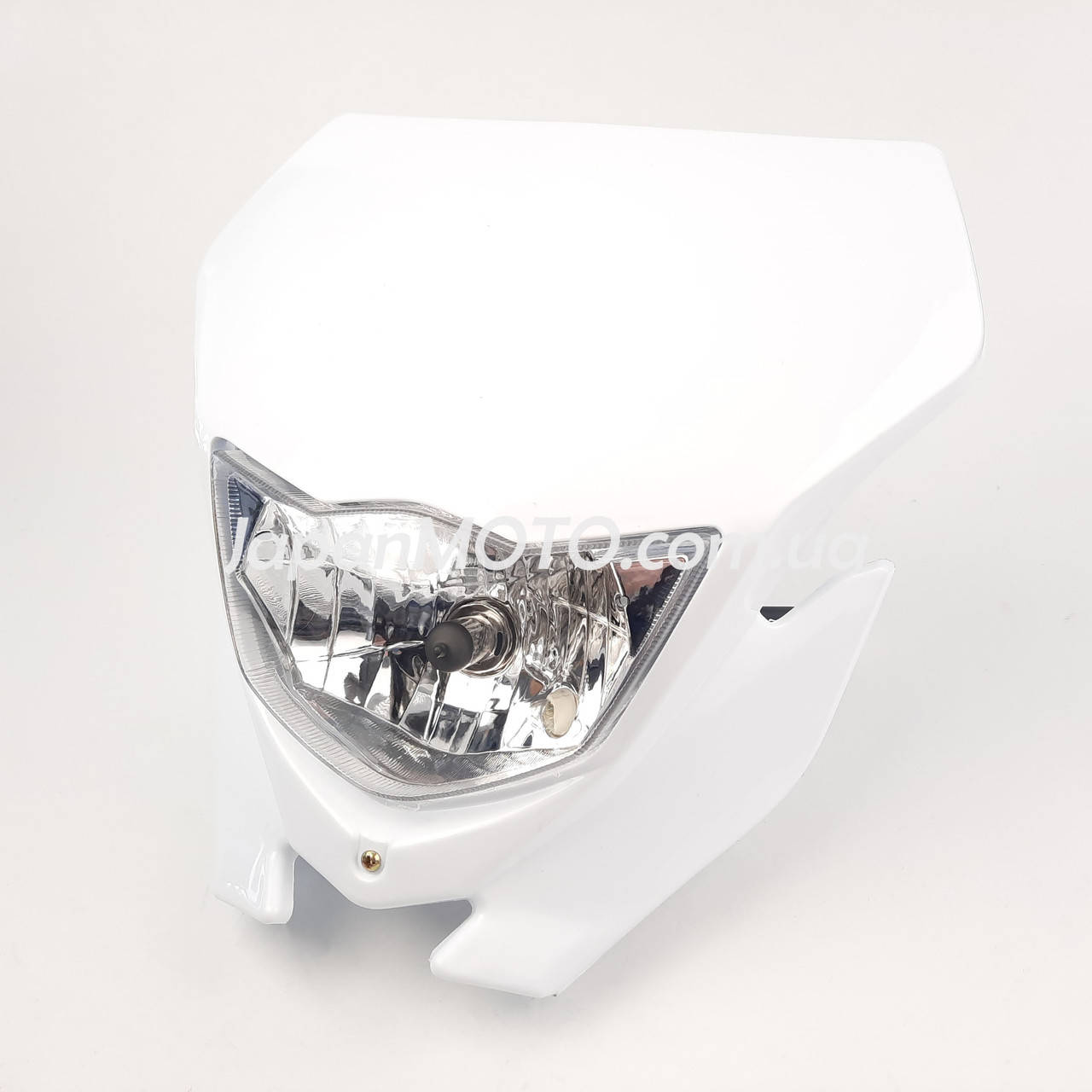 

Фара на мотоцикл универсальная с обтекателем 35/35W, подходит KAYO, GEON, EXDRIVE