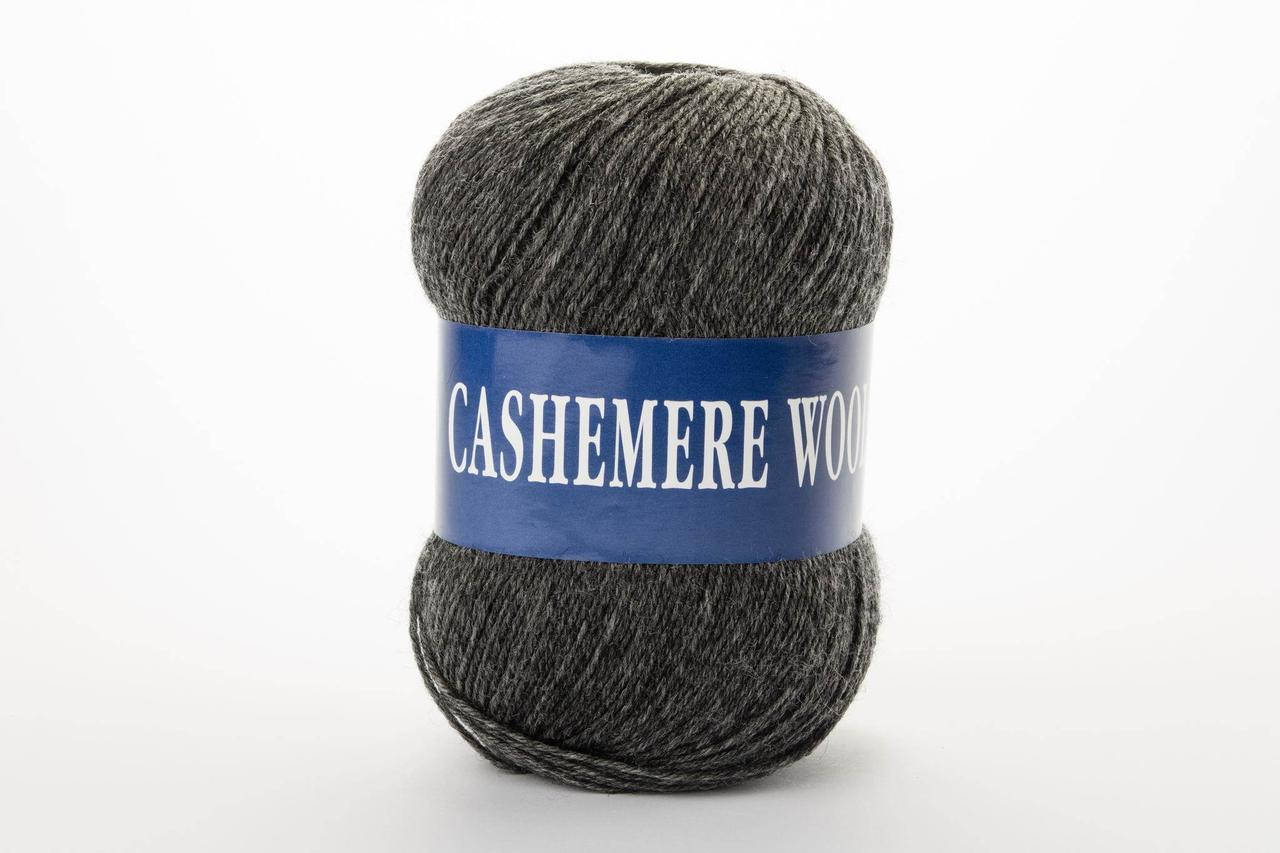

Пряжа кашемировая Lana Cashemere Wool, Color No.1014 тёмно-серый натуральный