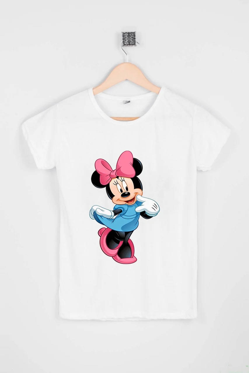 

Женская футболочка на лето с Mini mause 48, Белый