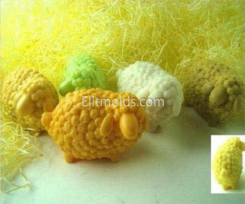 

Силиконовая форма Овечка 2 3D