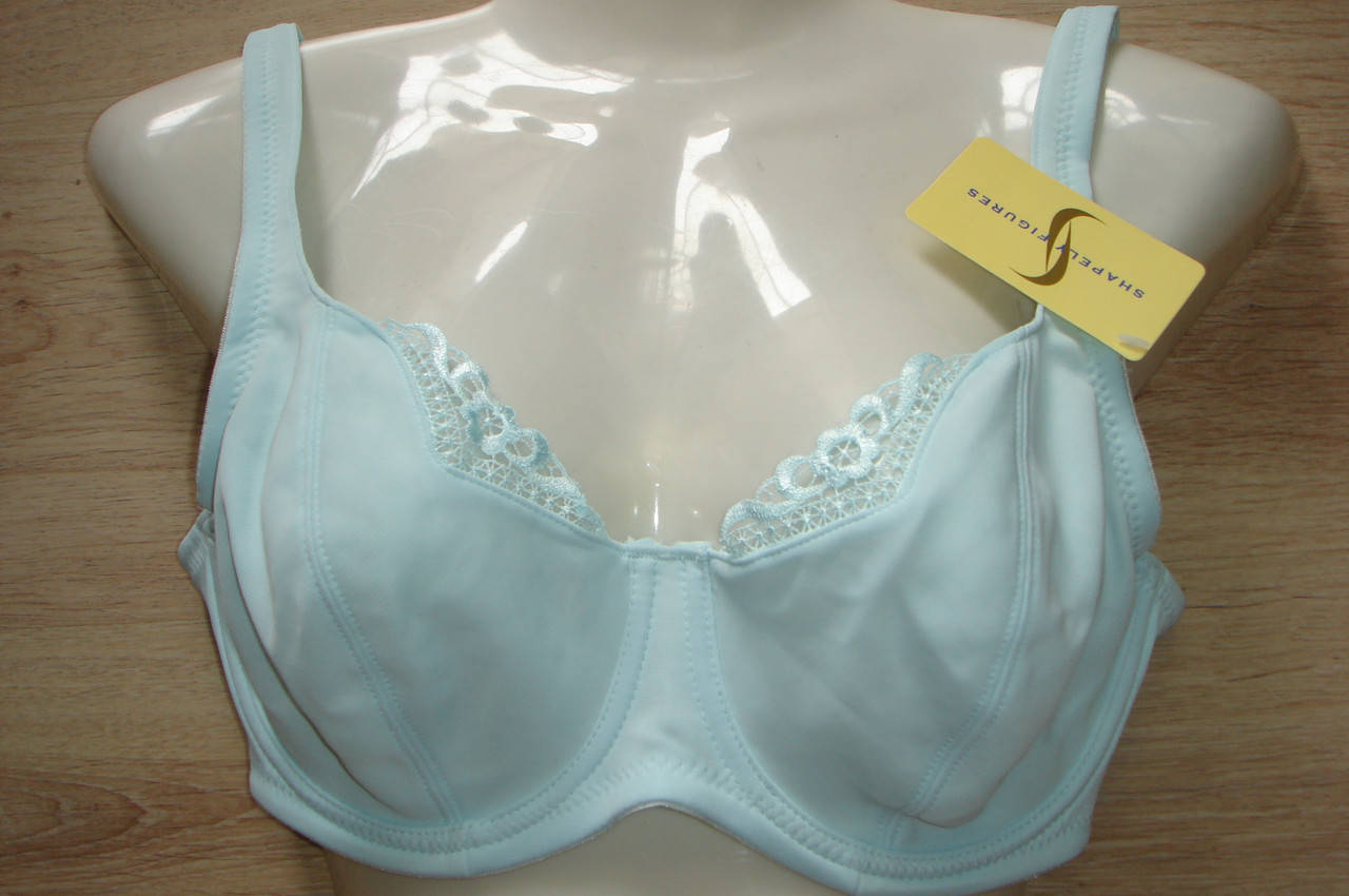 

Бюстгальтер 85В 38B 85B Shapely Figures Англия, Голубой
