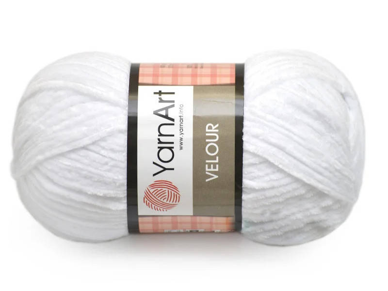 

YarnArt Velour, Белый №840