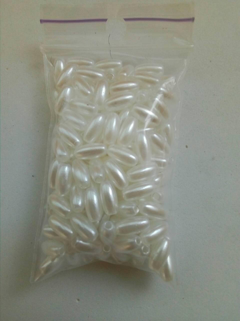 

Бусины Рис белый