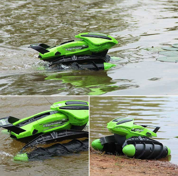 

Детская машинка Радиоуправляемая амфибия шнекоход Xiong Feng Amphibious RC tank HF6330