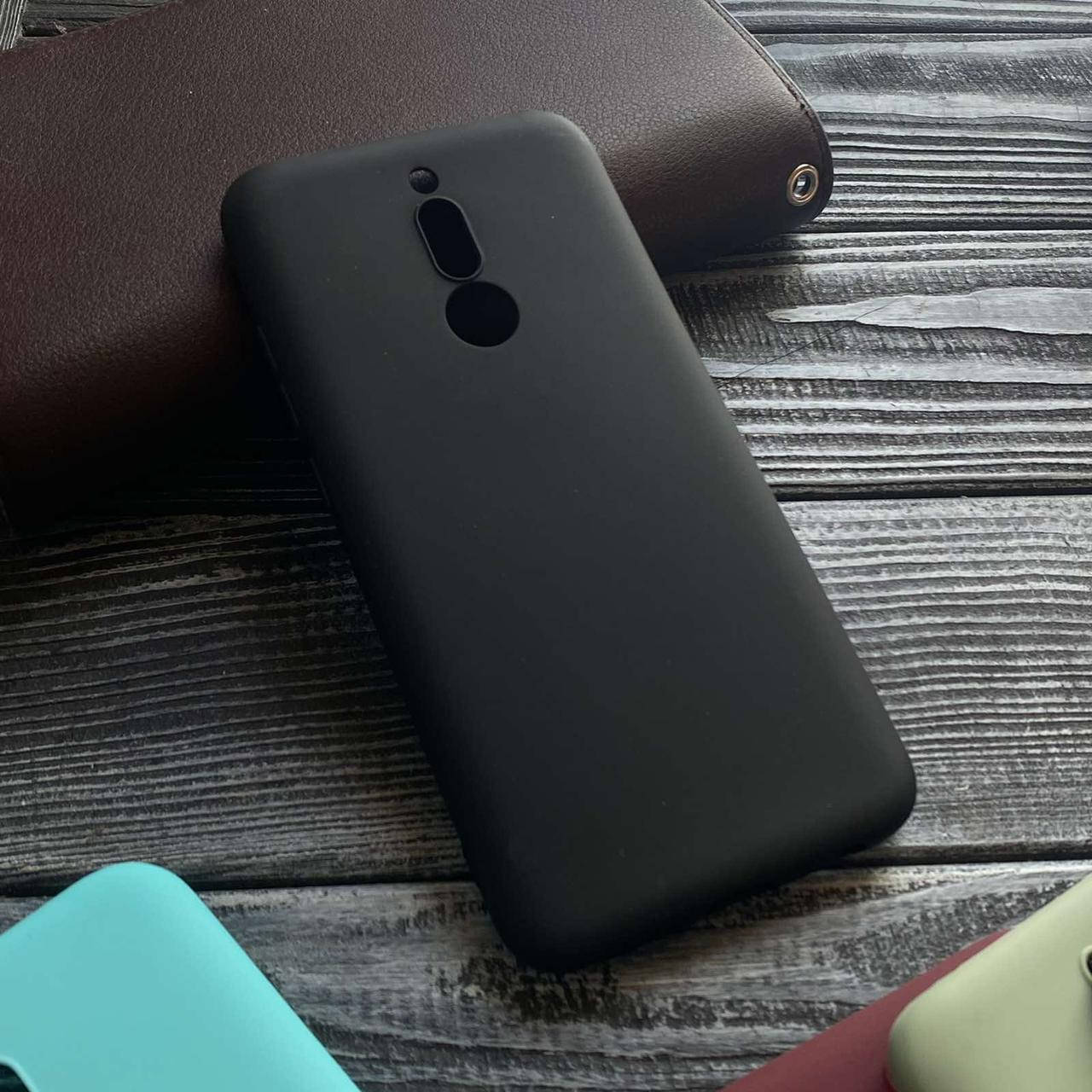 

Матовый силиконовый чехол для Xiaomi Redmi 8 Черный