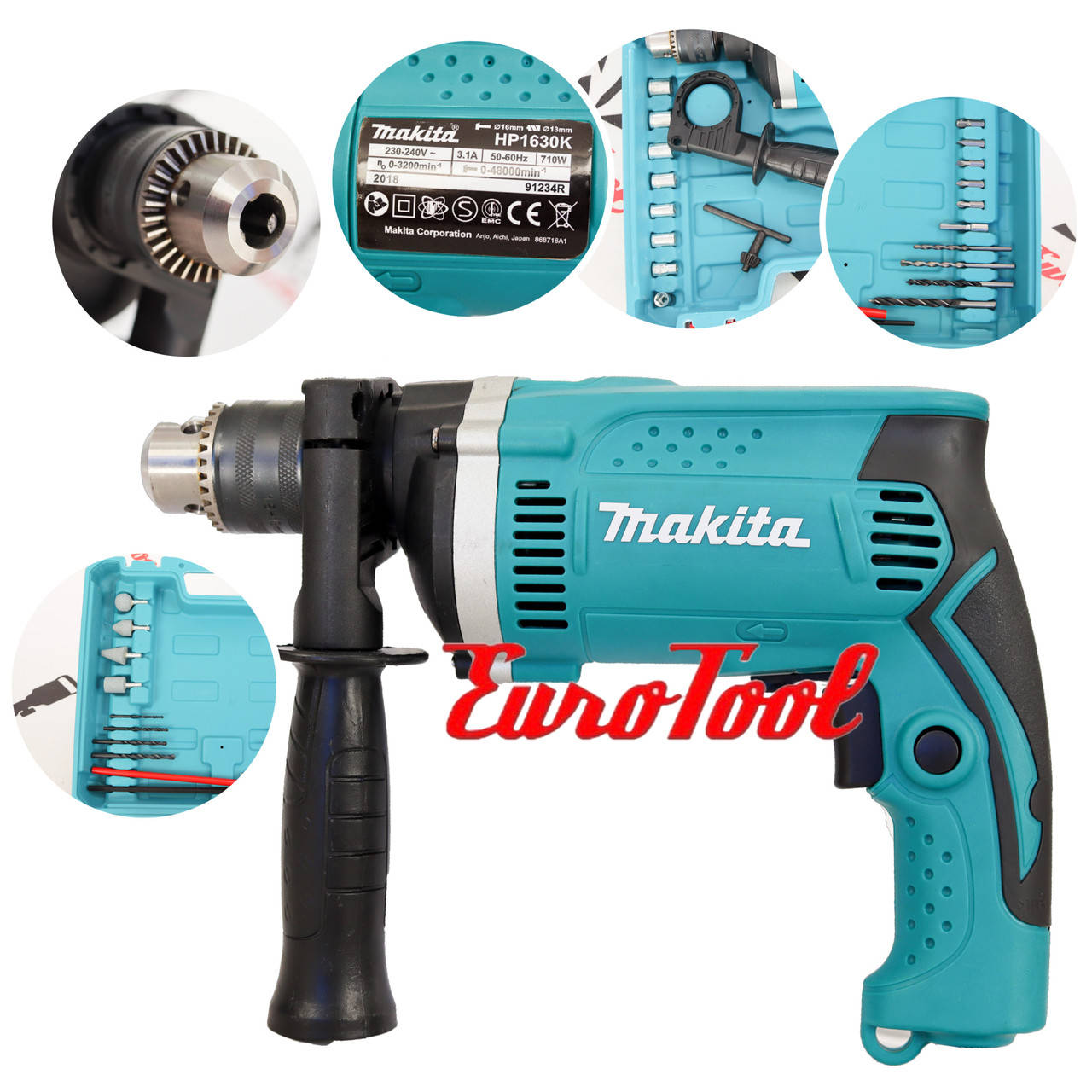 

Ударная дрель Makita HP 1630 (Макита) ГАРАНТИЯ