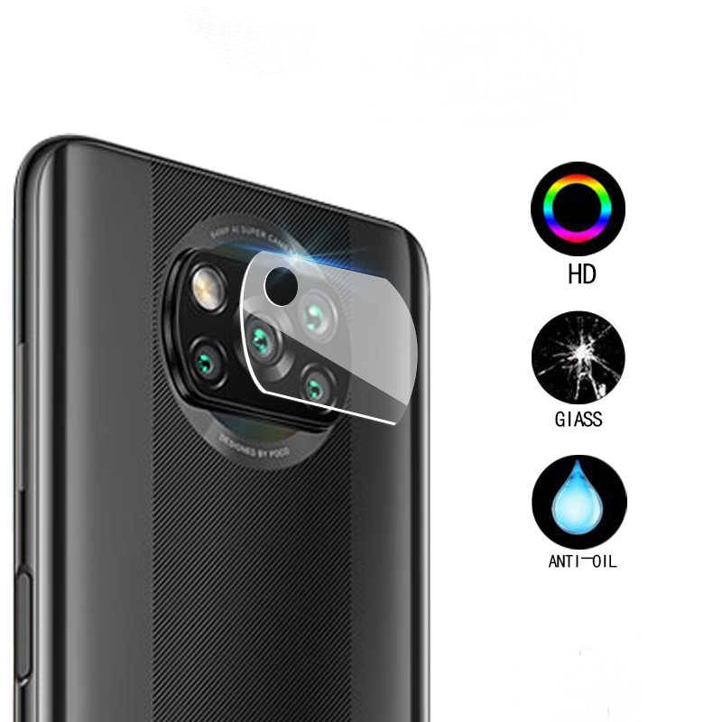 

Прозрачное защитное стекло на камеру Xiaomi Poco X3 Pro для камеры, Прозрачный