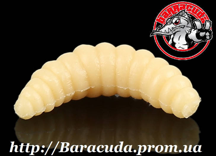 

Силиконовый опарыш желтый 22 мм