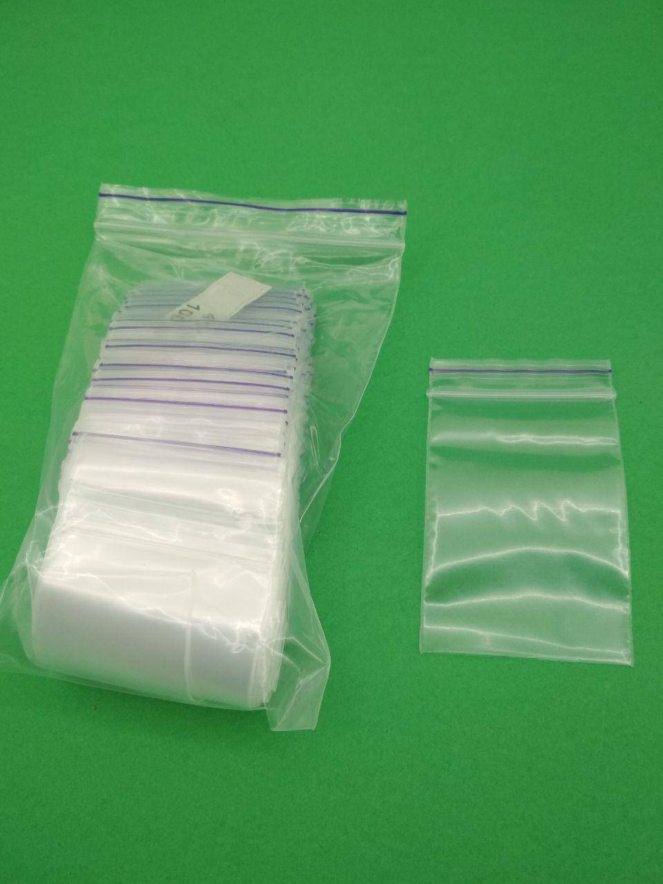 

Пакеты струна с замком Zip-Lock 4см x 6см(100шт) (1 пачка)