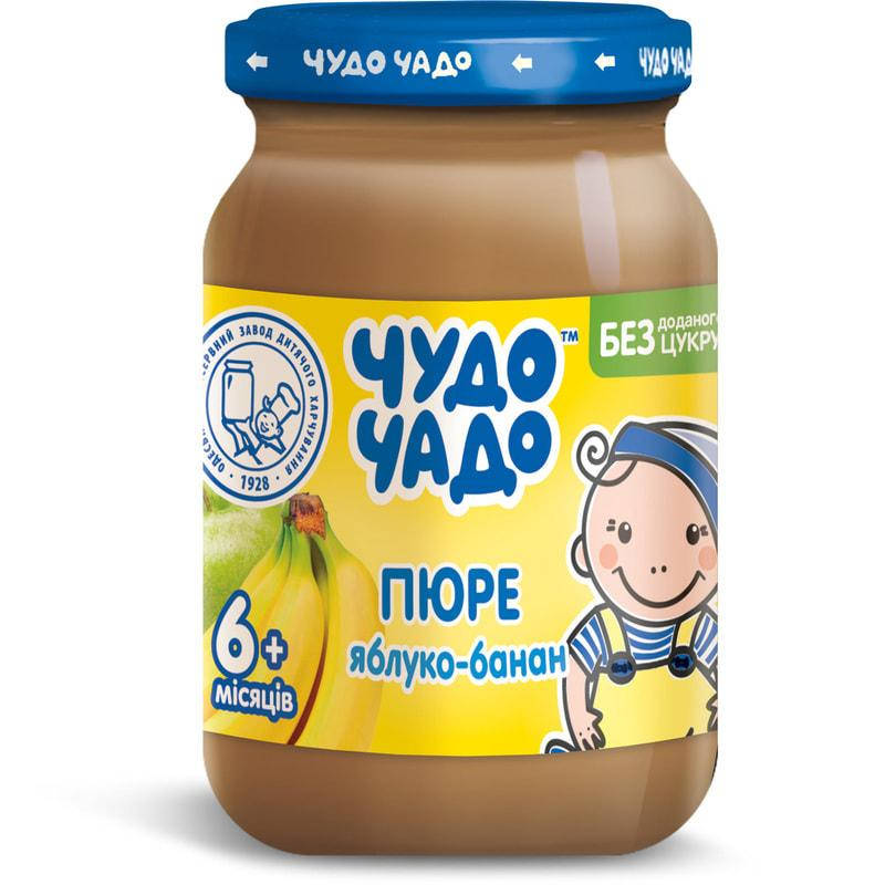 

Пюре Чудо-чадо , 170 г (Стекло) Яблуко банан