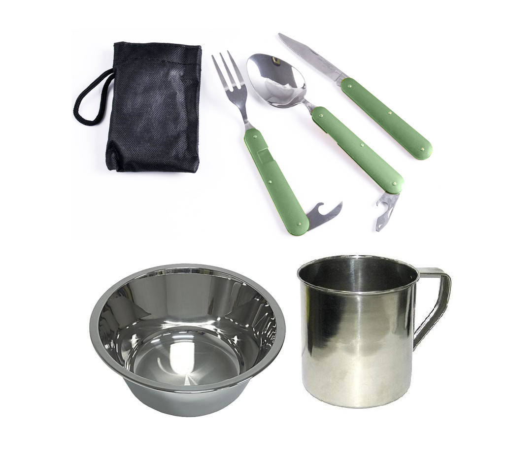 

Туристический набор посуды HMD 5 в 1 (132-1312358), Синий