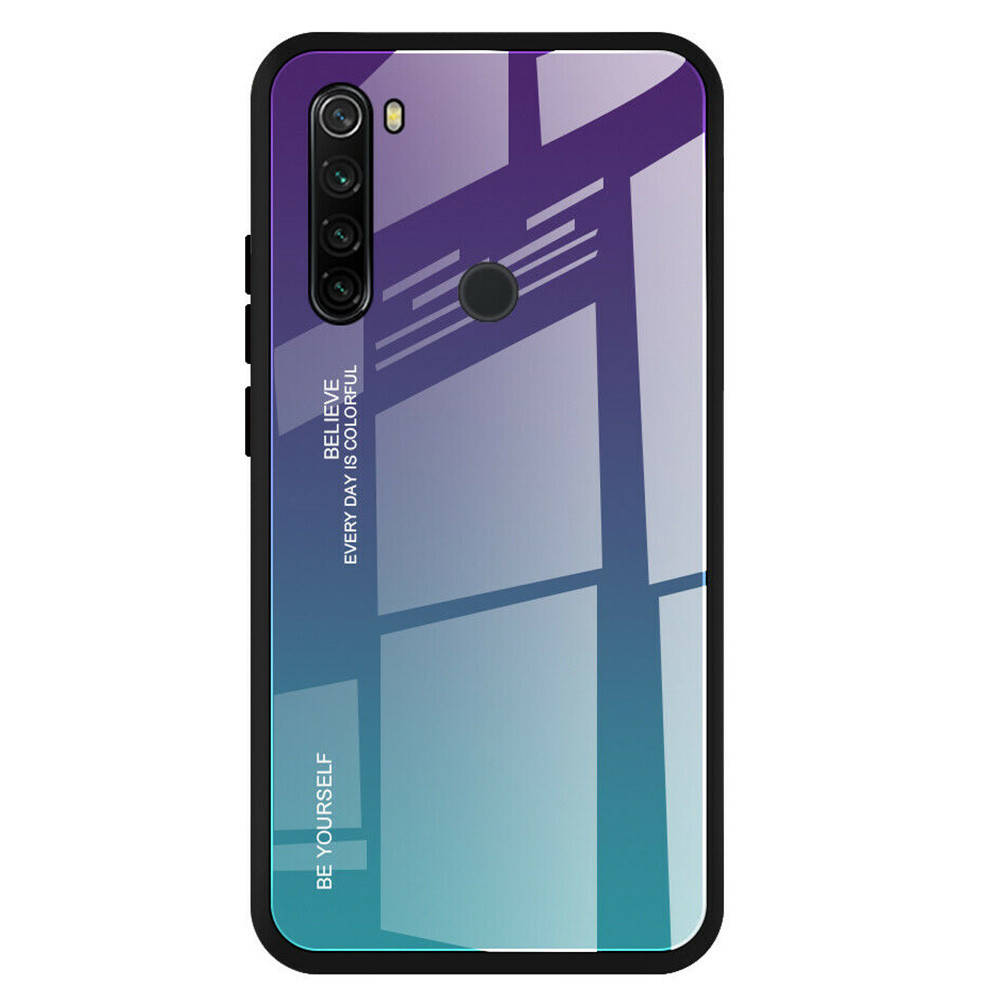 

Чехол-накладка Gradient Beyourself Glass для Xiaomi Redmi Note 8T, Разные цвета