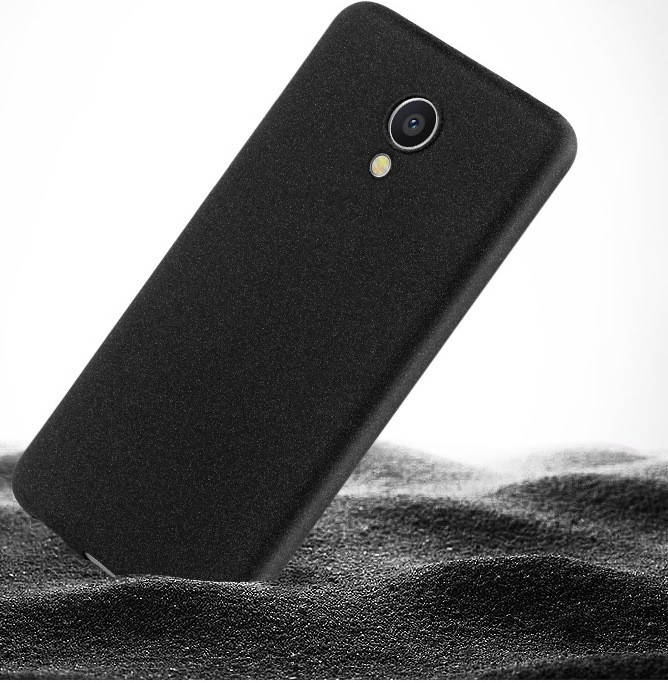 

Чехол MAKAVO для Meizu M5 Бампер Матовый ультратонкий черный