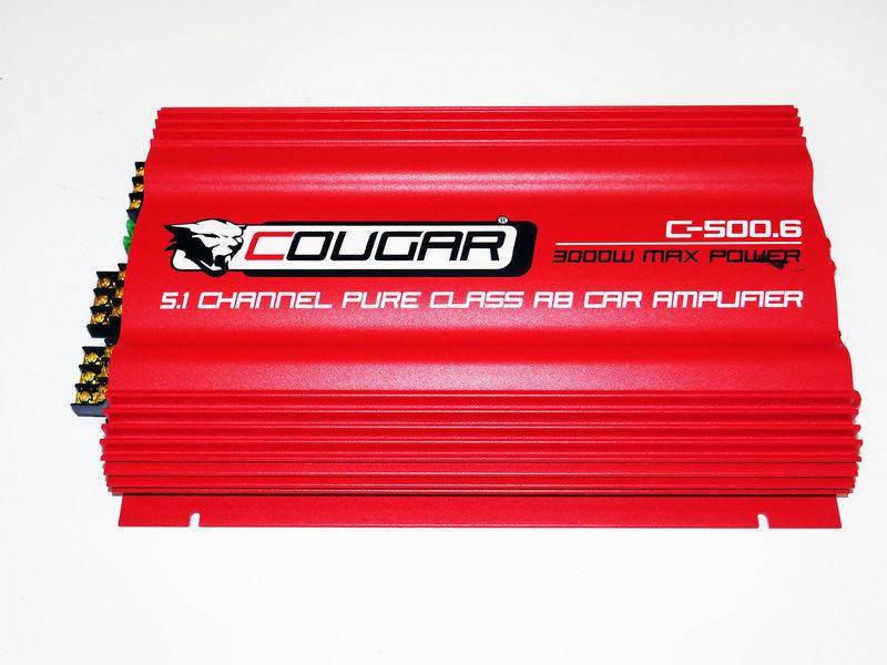 

4х канальный усилитель Cougar 500.6 3000Вт