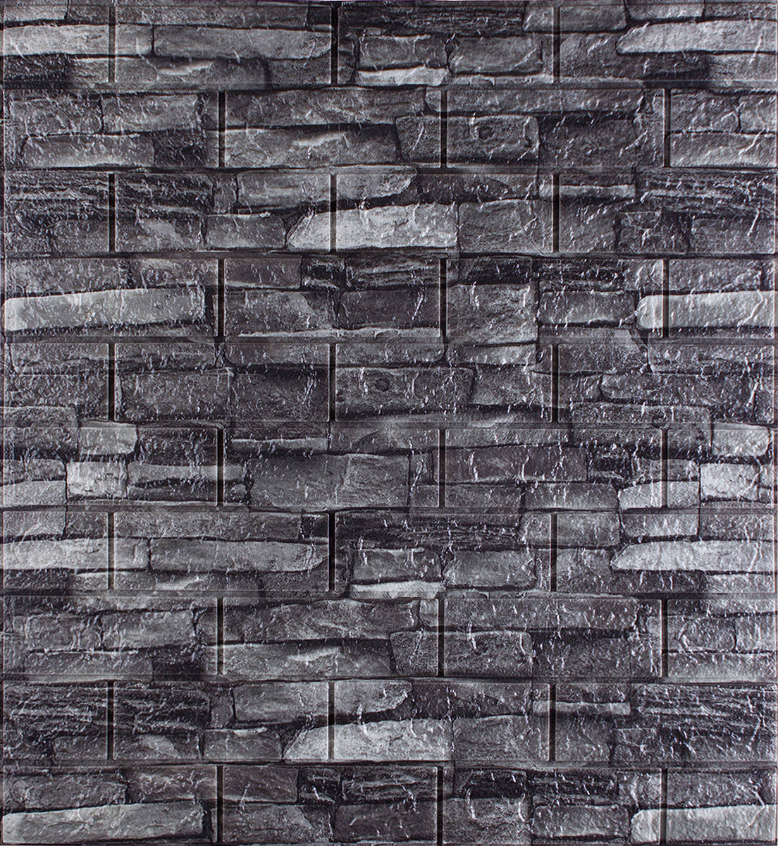 

Самоклеющаяся декоративная 3D панель серый песчаник 700x770x5мм