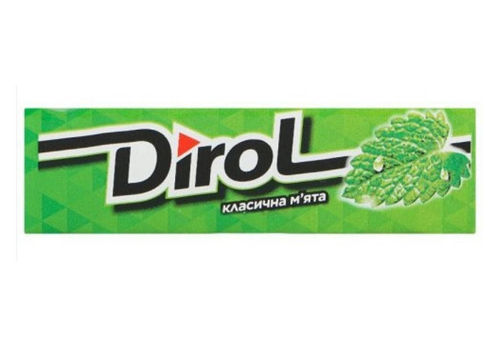 

95-жевательная резинка Дирол Dirol классическая мята
