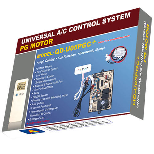

Плата управления универсальная для кондиционеров QD-U05PG+