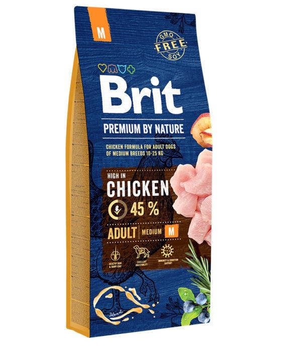 

Brit (Брит) Premium Adult M сухой корм для взрослых собак средних пород, 15 кг