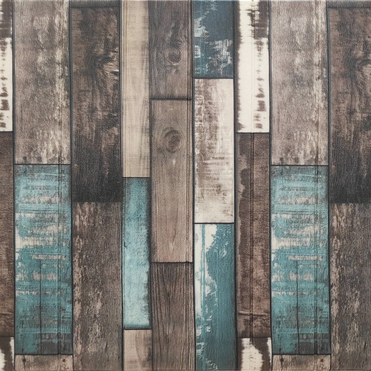 

Lb Стеновая 3D панель мягкая самоклеющаяся декоративная 3д самоклейка обои под дерево Синее дерево 700x700x6мм