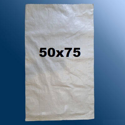 

Мешок полипропиленовый 50*75 (25 кг) 36 гр, Белый