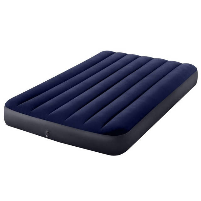 

64758 Надувной матрас Classic Downy Airbed Fiber-Tech, 137х191х25см, Синий