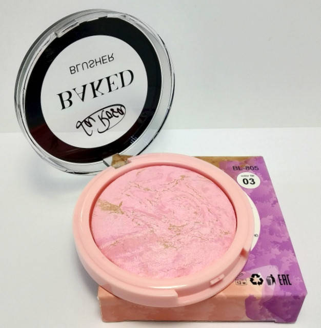 

Румяна одинарные запеченные матовые терракотовые La Rosa Baked Blusher 805-BL № 03 Розовый