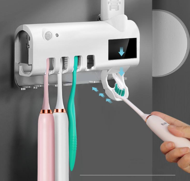 

Держатель диспенсер для зубной пасты и щеток автоматический Toothbrush
