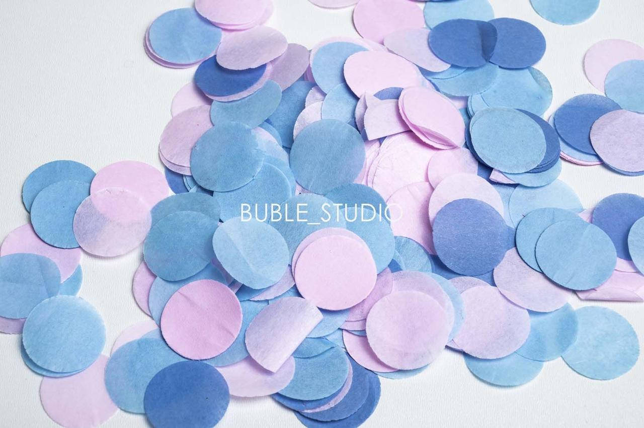 

Конфетти тишью для декора, упаковки и подарков, микс цветов