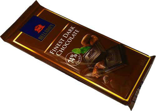 

Шоколад BELLAROM Finest Dark Chocolate 74%kakao 100г