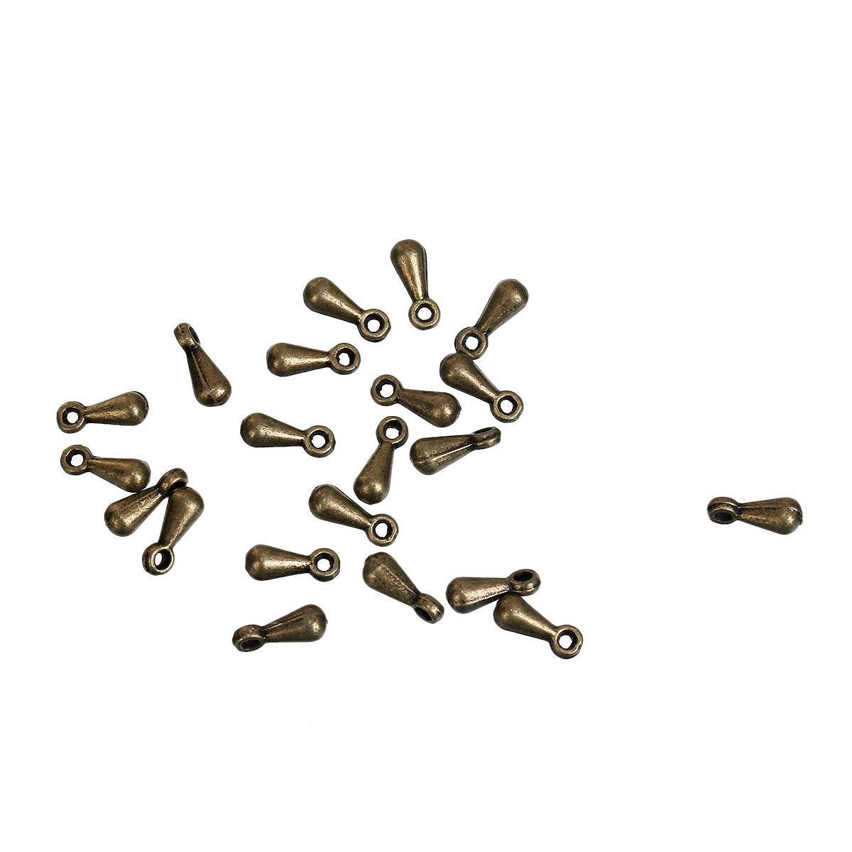 

Подвеска " Капля ", Античная бронза, Цинковый сплав, 7 мм x 3 мм