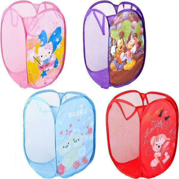 

Корзина - сетка детская для игрушек или белья с картинкой