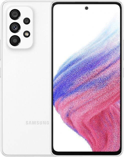 

Мобильный телефон Samsung Galaxy A53 5G 6/128GB White (SM-A536EZWDSEK), Белый