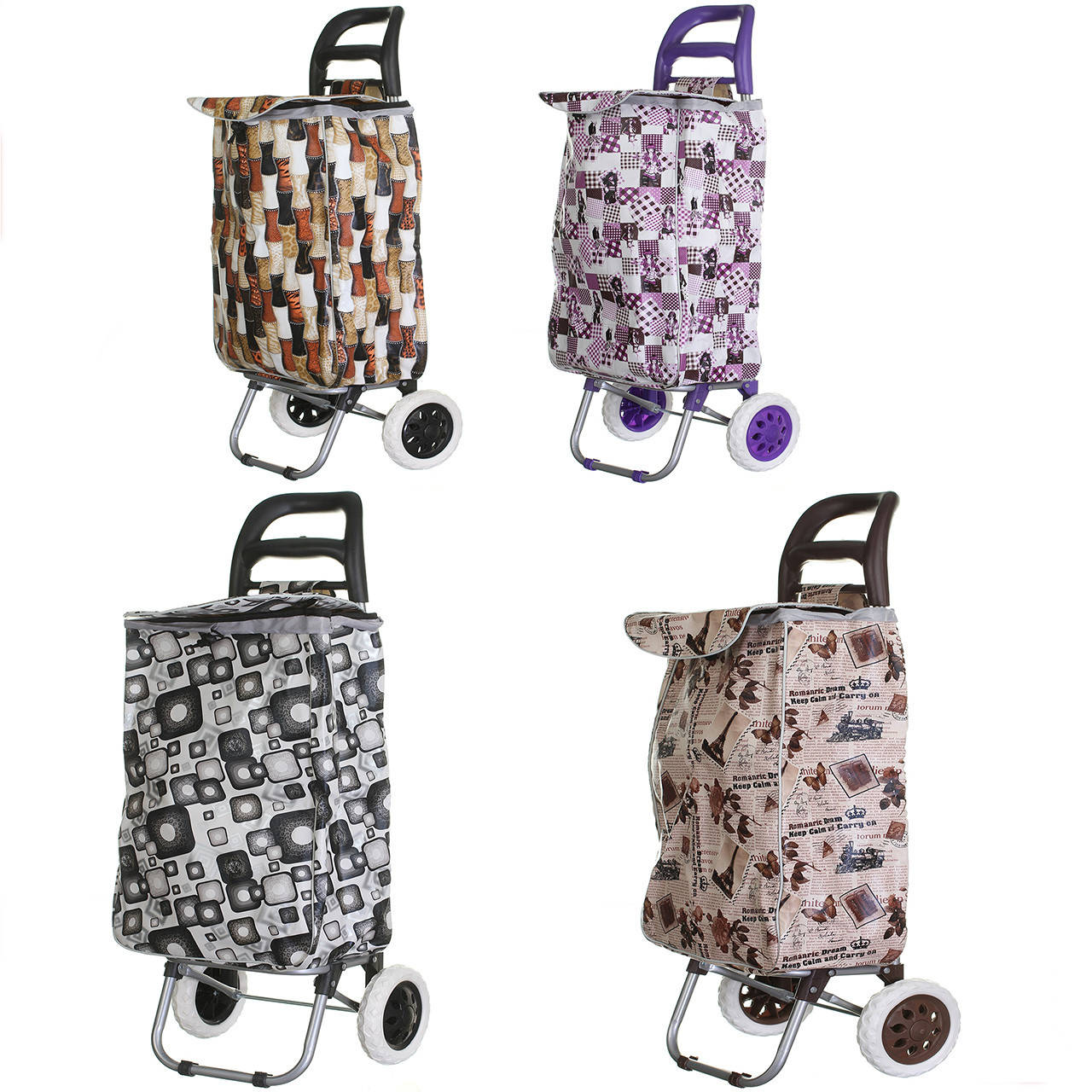 

Тачка сумка с колесиками STENSON тележка до 25 кг 34 х 27 х 94 см (2784)