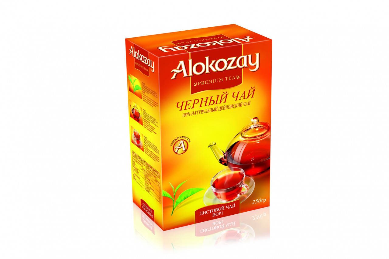 

Цейлонский крупнолистовой черный чай Alokozay 250 грамм
