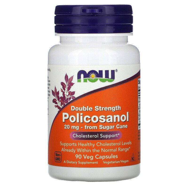 

Поликозанол (Policosanol), Now Foods, 90 капсул (NOW-01824)