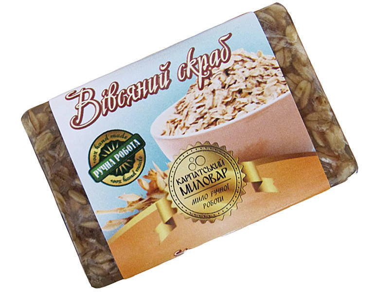 

Мыло малое карпатское Овсяный скраб (Карпатское мыло малое)