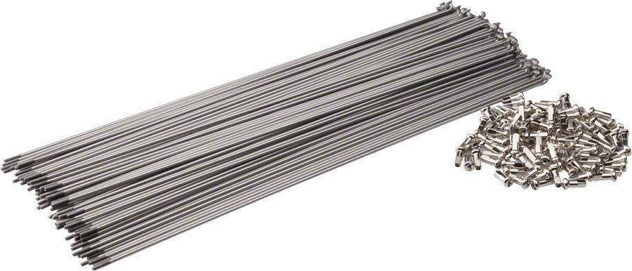 

Спицы велосипедные Spelli SLE-CP-265 хром, толщина 2 мм, 14G, с ниппелем