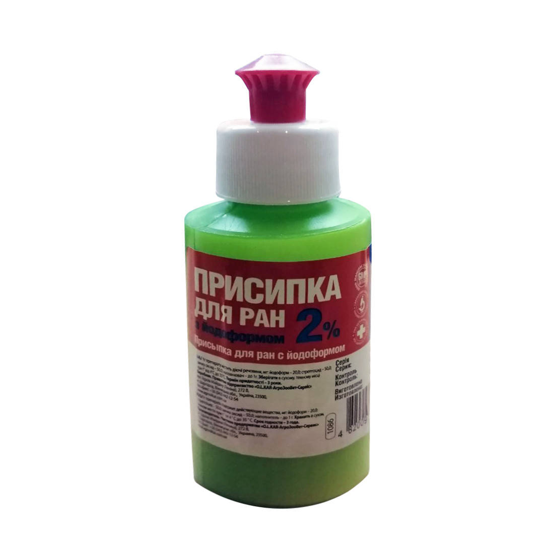 

Присыпка для ран 2% с йодоформом 50г