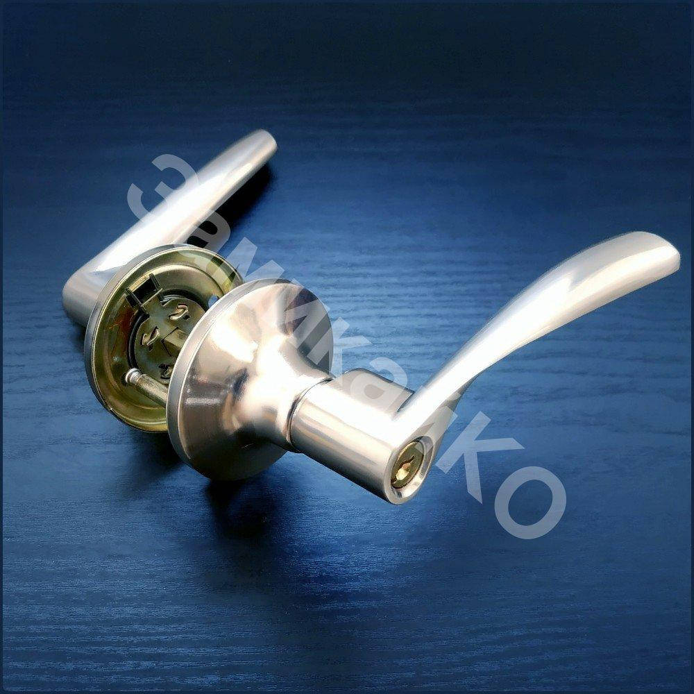 

Ручка с защелка Avers 8023-01 Nis никель, Сталь