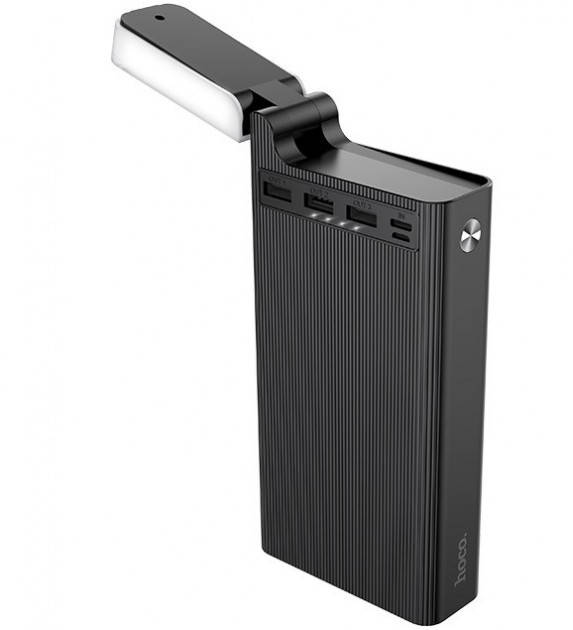 

УМБ портативное зарядное Power Bank HOCO J62 30000 mAh, 3USB, Type-C, 2A, черное