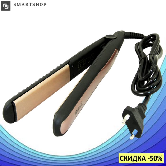 

Утюжок, плойка-выпрямитель для волос Gemei GM 2955 (s476)