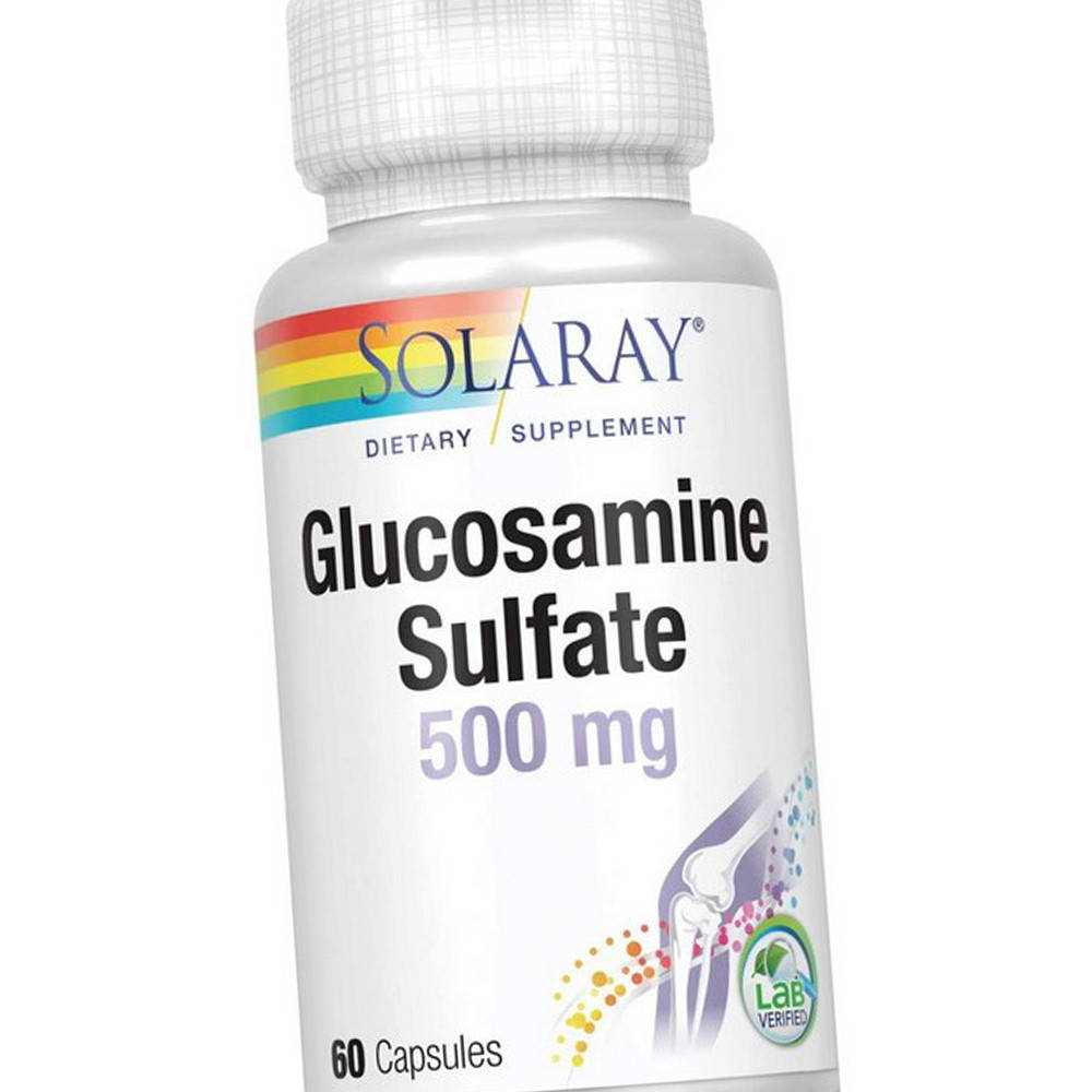

Глюкозамин сульфат 500мг Solaray Glucosamine Sulfate 500 60 капсул