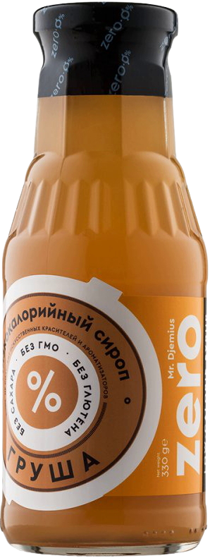 

Низкокалорийный сироп Mr. Djemius ZERO Груша (330 мл)