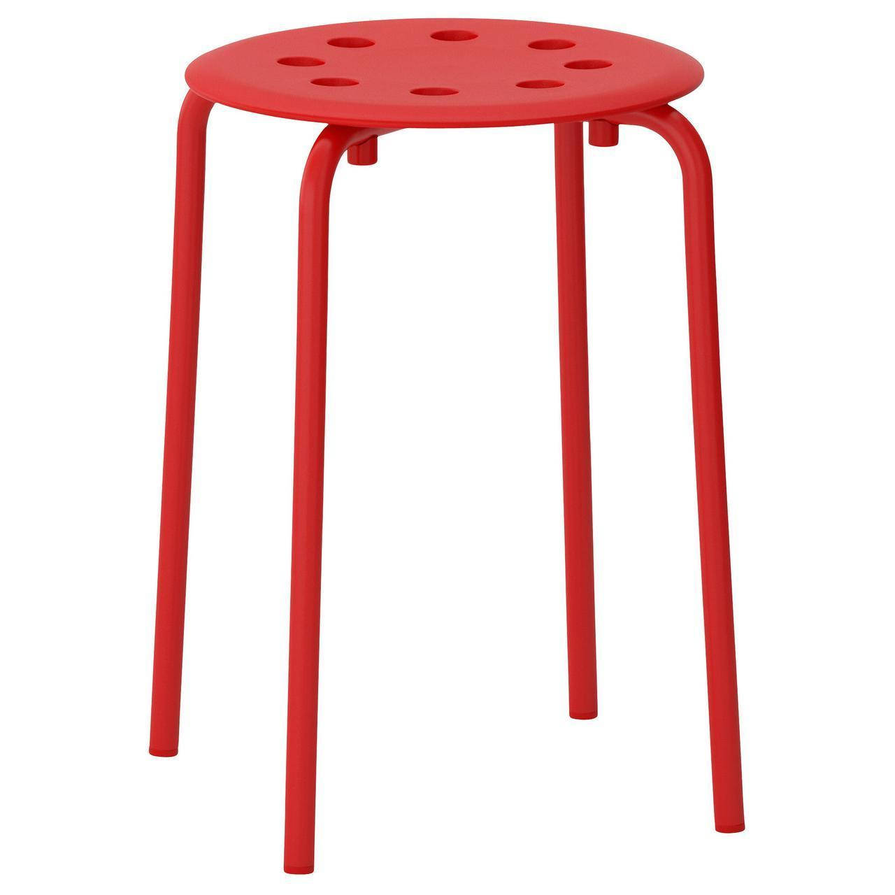 

Табурет ikea MARIUS красный