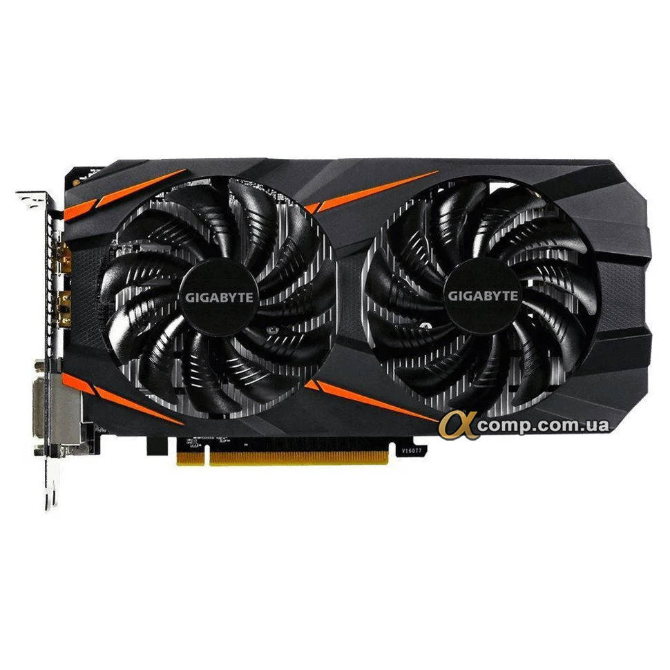 

Видеокарта Gigabyte GTX1060 (3GB • GDDR5 • 192bit) GV-N1060WF2OC-3GD БУ