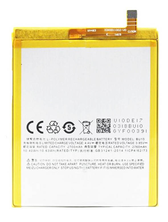 

Original аккумулятор Meizu U10 (2760mAh) BU10 (батарея, АКБ)