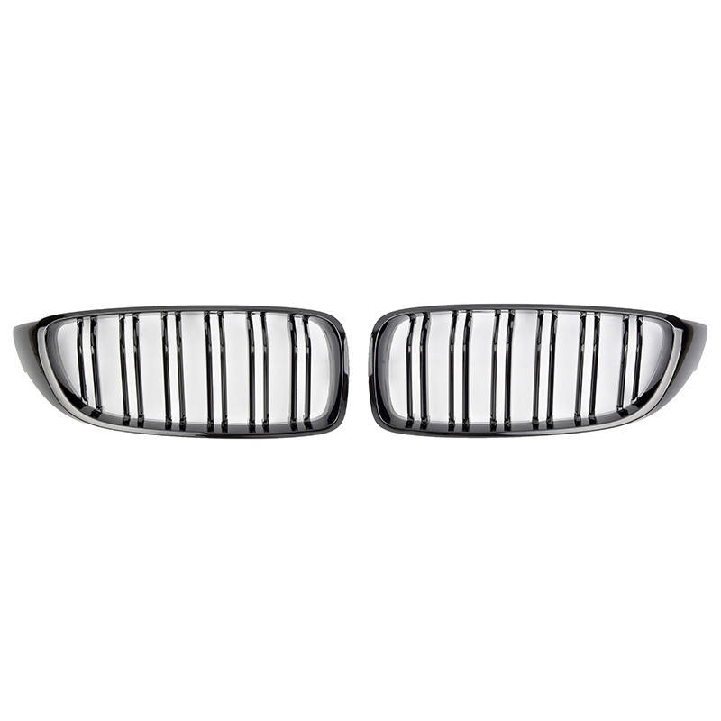 

Решетки радиатора (ноздри) BMW 4 F32-F33-F36 М4 Style Gloss Black, Черный